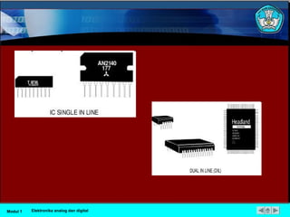 Modul 1 Elektronika analog dan digital
 