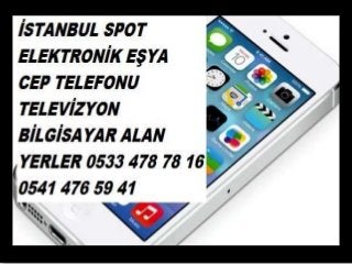 İstanbul spot elektronik eşya alan
yerler 0533 478 78 16
 