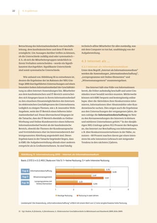 Elektronischer Geschäftsverkehr in Mittelstand und Handwerk 2010 -  Ergebnisse einer Untersuchung des Netzwerks Elektronischer Geschäftsverkehr