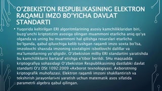 Elektron raqamli imzo va undan foydalanish.ppt