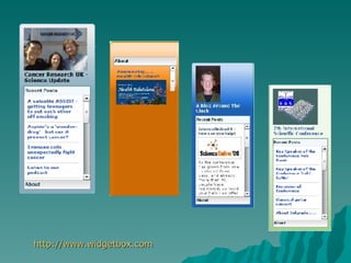 http:// www.widgetbox.com 