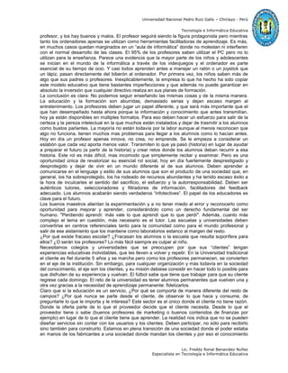 El E Learning Y Los 7 Pecados Capitales