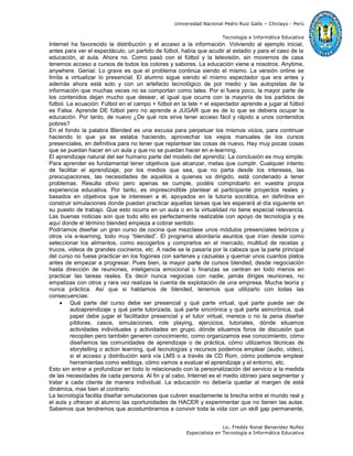 El E Learning Y Los 7 Pecados Capitales