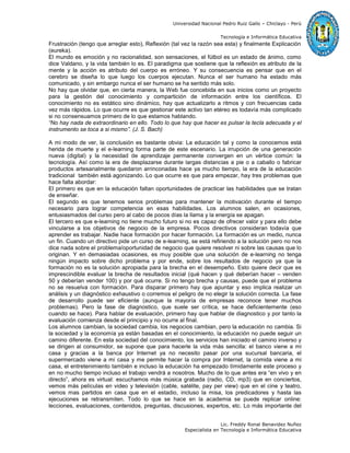 El E Learning Y Los 7 Pecados Capitales