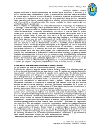 El E Learning Y Los 7 Pecados Capitales