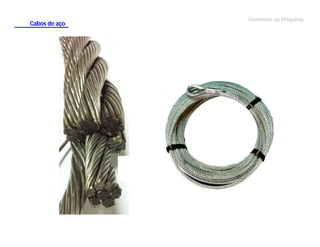 Cabos de aço

Elementos de Máquinas

 
