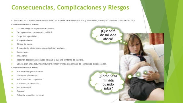 El embarazo en la adolescencia