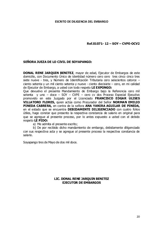 Cuantas Veces Se Puede Pedir Una Mejora De Embargo El embargo