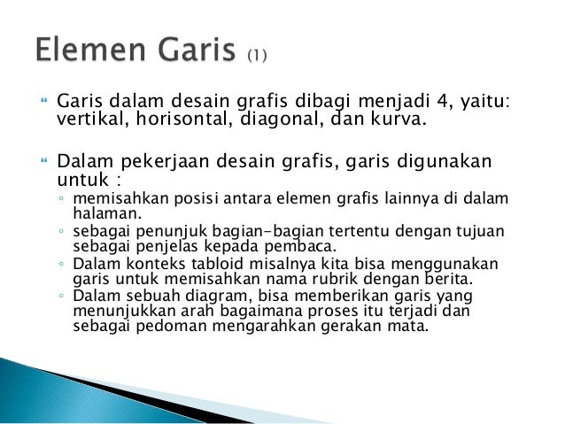 Elemen desaingrafis Elemen desaingrafis