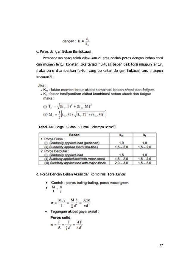 Contoh Soal Dan Jawaban Elemen Mesin 2 Soal dan Jawaban