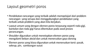 Elemen mesin I Pendahuluan Pertemuan Pertama | PPTX