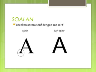 SOALAN
 
