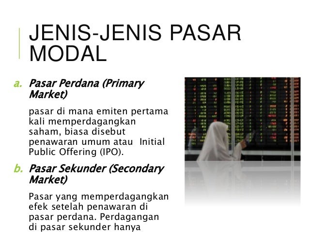 Elemen Pasar Modal Syariah