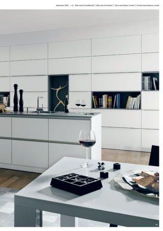 elementa 7456 Glas matt kristallweiß | Glas mat kristalwit | Verre mat blanc cristal | Cristal mate blanco cristal 
75 
 