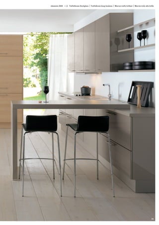 elementa 3838 Trüffelbraun Hochglanz | Truffelbruin hoog keukens | Marron truffe brillant | Marrón trufa alto brillo 
85 
 