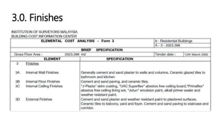 Elemental cost analysis | PPTX