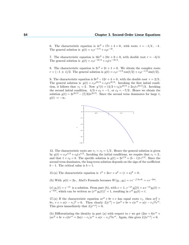 Elementary Differential Equations 11th Edition Boyce Solutions Manual PDF