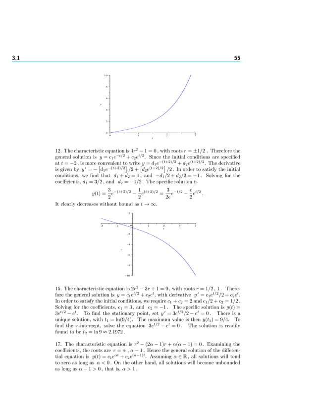 Elementary Differential Equations 11th Edition Boyce Solutions Manual PDF