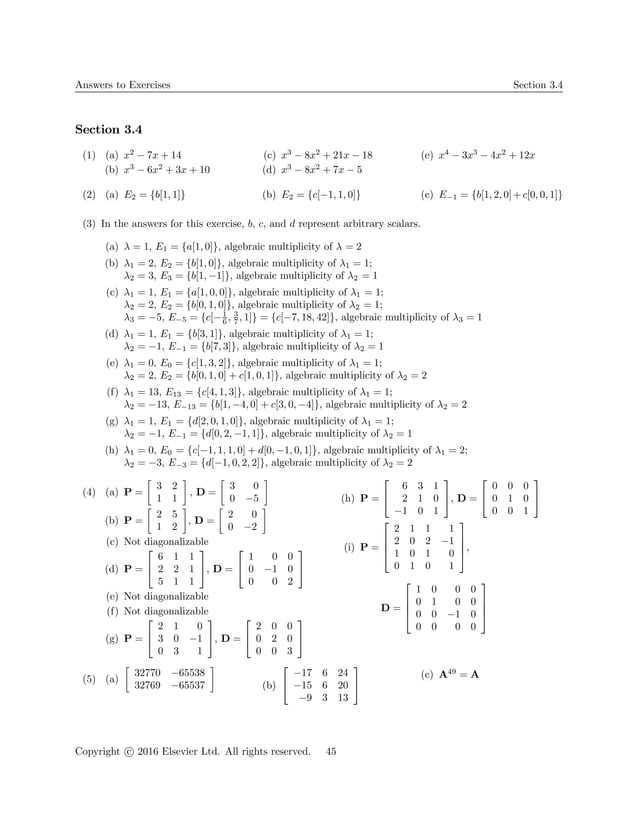 Elementary Linear Algebra 5th Edition Larson Solutions Manual | PDF ...