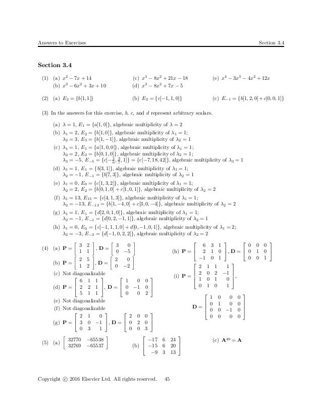 Elementary Linear Algebra 5th Edition Larson Solutions Manual