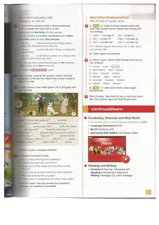 face2face Elementary student's book 2nd edition