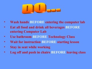 Elementary Classroom Rules