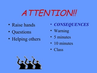 Elementary Classroom Rules