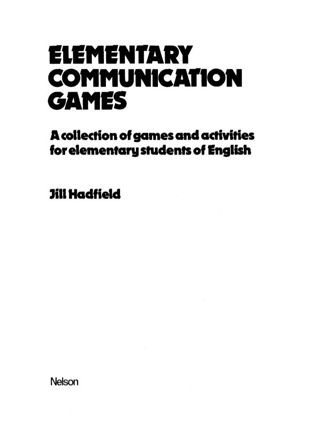 elementary communication games