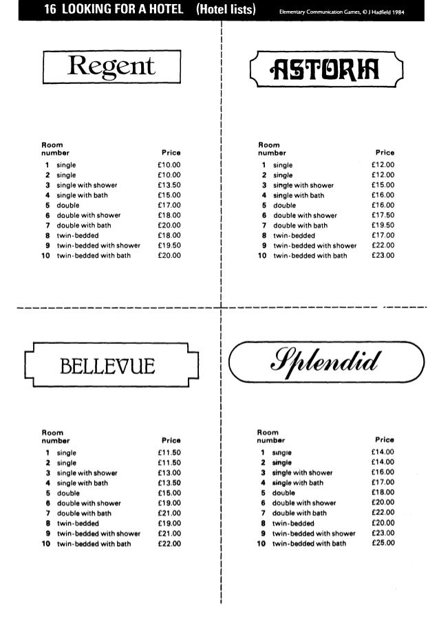 elementary communication games