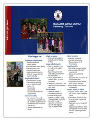 Elementary Curriculum Brochure 