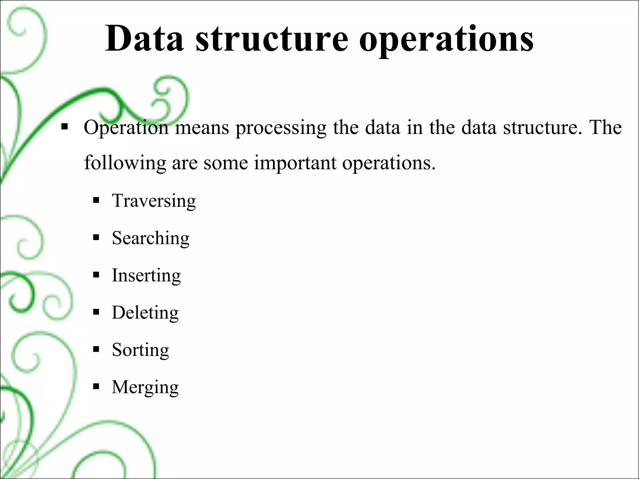 Elementary data organisation | PPT