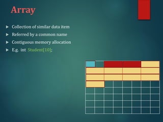 Elementary data structure | PPT