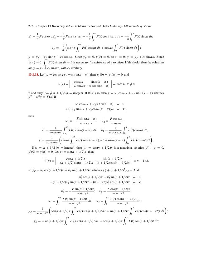 Elementary differential equations with boundary value problems soluti…