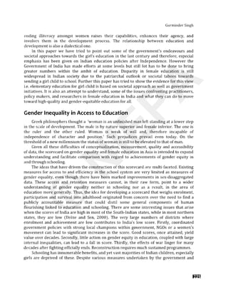 ELEMENTARY EDUCATION FOR GIRLS IN INDIA | PDF