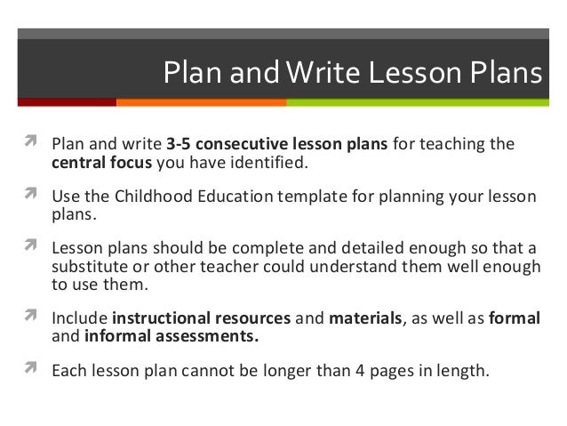 Lesson plans on teaching the essay