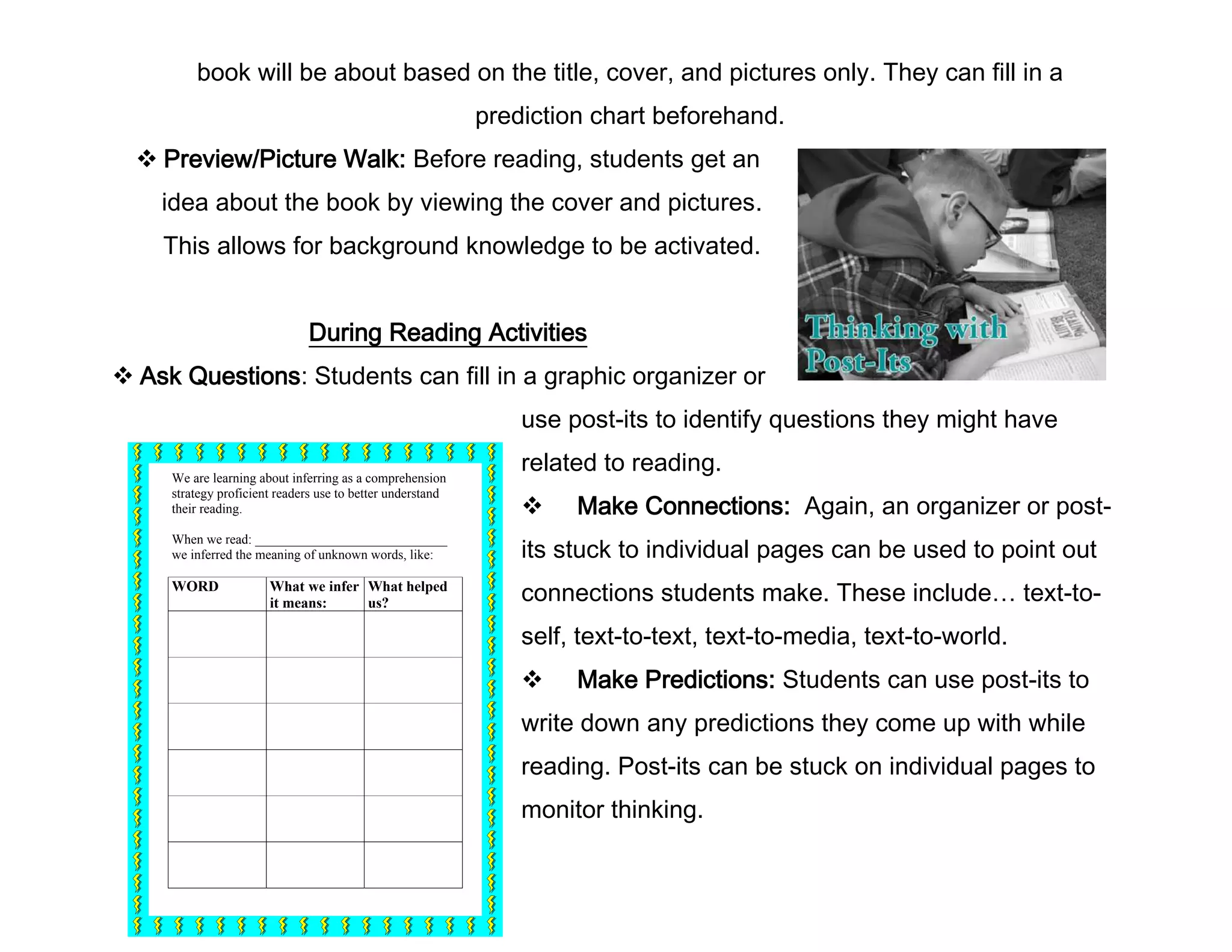 Elementary independent reading activities ppt