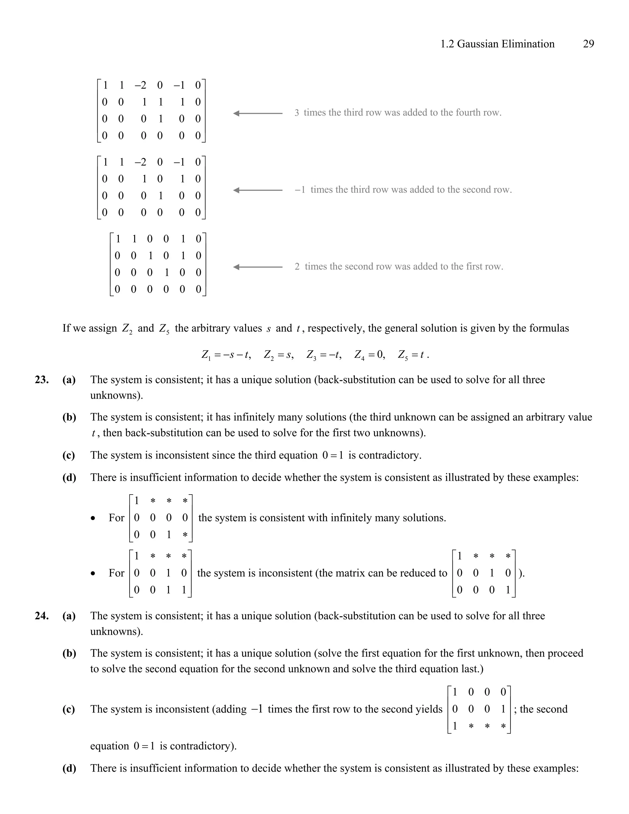 Answers to Problems in "Elementary Linear Algebra" (12th Edition) by ...