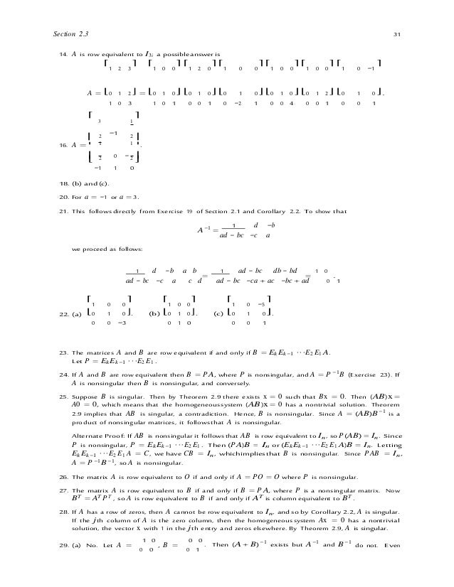 Elementary linear algebra with applications 9th edition kolman soluti 