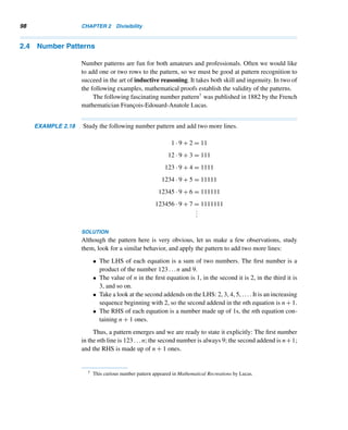 2.3 Operations in Nondecimal Bases (optional) 95
More generally, let a be any bit. Then
x(a2j
) =
m

i=0
(axi)2i+j
= (axm)...(ax0)00...0
 