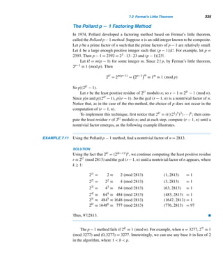 D/4
 (mod 7)
≡ d1600 − 2C + D +  