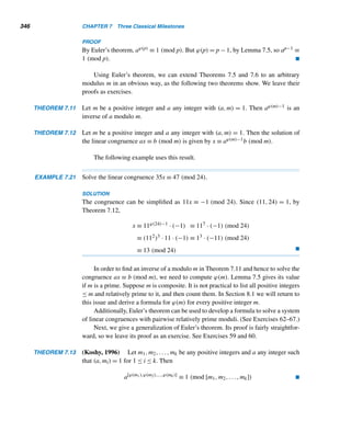 5.2 − 0.2
 − 2)
= (7 − 2) − (5 − 2) = 2
so there is an increment of 2 days from month 2 (April 1) to month 3 (May 1).
Therefore, by formula (5.10), the first day d of month m is given by dy +
 