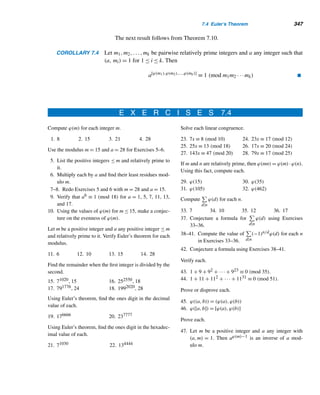 2.6m − 0.2
 − 2 (mod 7); that is,
d
≡ 3 − 2C + D +  