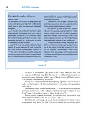 358 CHAPTER 8 Multiplicative Functions
But ϕ(15625) = 12500, by Example 8.2. Therefore,
n ≡ 102412499
· (−4096) (mod 15625) (8.1)
We can evaluate this using a scientific calculator, but it is time consuming. The key
steps are listed below, and the details can be filled in as an exercise:
10242 ≡ 1701 (mod 15625) 102416 ≡ −3899 (mod 15625)
102432 ≡ −924 (mod 15625)
Therefore,
102412499
= (102432
)390
· 102416
· 10242
· 1024
≡ (−924)390
· (−3899) · 1701 · 1024 (mod 15625) (8.2)
9246 ≡ 701 (mod 15265) 92418 ≡ 3351 (mod 15265)
92472 ≡ 4651 (mod 15265) 924216 ≡ 6451 (mod 15265)
Therefore,
924390
= 924216
· (92472
)2
· 92418
· (9246
)2
≡ 6451 · 46512
· 3351 · 7012
≡ 6451 · 6801 · 3351 · 7012
(mod 15625)
≡ 6451 · (6801 · 701) · (3351 · 701) ≡ 6451 · 1876 · 5301 (mod 15625)
≡ 6451 · 7176 (mod 15625)
So, by congruence (8.2), 102412499 ≡ 6451 · 7176 · 3224 (mod 15625). Therefore,
by congruence (8.1),
n ≡ (6451 · 3224) · 7176 · (−4096) ≡ (1149 · 7176) · (−4096) (mod 15625)
≡ (−4776)(−4096) ≡ 4776 · 4096 (mod 15625)
≡ 15621 (mod 15625)
Thus, the minimum number of coconuts in the original pile is 15,621. 
Before we tackle the second issue directly, we will study an example, which sug-
gests a method for showing that ϕ is multiplicative. Suppose we would like to com-
pute ϕ(28). If we know that ϕ is multiplicative, then ϕ(28) = ϕ(4 · 7) = ϕ(4)ϕ(7) =
2 · 6 = 12. The following example confirms this result.
 