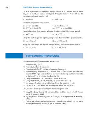 8.5 The Möbius Function (optional) 405

d|n
f(d) =

d|n

kd=d
μ(d
)F(k)
=

kd|n
μ(d
)F(k)
=

k|n
F(k)
 
d|(n/k)
μ(d
)
 