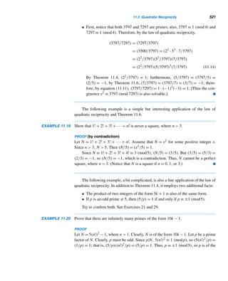 .
11. VANITY FAIR 12. PRIDE AND PREJUDICE
13. Find the blocks of letters left fixed by the product
of the block ciphers with the enciphering matrices
A =

2 11
5 13
 