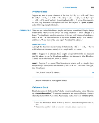 542 CHAPTER 11 Quadratic Congruences
EXAMPLE 11.33 Solve the quadratic congruence x2 ≡ 97 (mod7688).
SOLUTION
(We leave the details for you to fill in.) Since 7688 = 23 · 312, we first solve the
congruences x2 ≡ 97 (mod8) and x2 ≡ 97 (mod312), and then use their solutions to
solve the given congruence.
step 1 Solve x2 ≡ 97 (mod8).
Since x2 ≡ 1 (mod8), x ≡ 1,3,5,7 (mod8).
step 2 Solve x2 ≡ 97 (mod31).
Then x2 ≡ 4 (mod31), so x ≡ 2,29 (mod31).
step 3 Solve x2 ≡ 97 (mod312).
Using Theorem 11.14, the two solutions are x ≡ 215,746 (mod312).
step 4 Use the solutions in steps 1 and 3 to solve x2 ≡ 97 (mod7688).
By the CRT, it has eight incongruent solutions, namely, x ≡ 215, 1707, 2137, 3629,
4059, 5551, 5981, 7473 (mod7688). 
E X E R C I S E S 11.5
Solve each quadratic congruence.
1. x2 ≡ 4 (mod35) 2. x2 ≡ 23 (mod77)
3. x2 ≡ 43 (mod221) 4. x2 ≡ 69 (mod2431)
Using the given solution of the congruence, solve the cor-
responding congruence.
5. 108 is a solution of x2 ≡ 3 (mod132); x2 ≡
3 (mod133)
6. 211 is a solution of x2 ≡ 15 (mod172); x2 ≡
15 (mod173)
Solve each congruence.
(Hint: Use Examples 11.30 and 11.31.)
7. x2 ≡ 23 (mod74) 8. x2 ≡ 23 (mod75)
Solve each congruence.
9. x2 ≡ 10 (mod132) 10. x2 ≡ 10 (mod133)
11. x2 ≡ 5 (mod112) 12. x2 ≡ 5 (mod113)
13. x2 ≡ 13 (mod172) 14. x2 ≡ 17 (mod192)
15. x2 ≡ 17 (mod64) 16. x2 ≡ 17 (mod256)
17. x2 ≡ 25 (mod32) 18. x2 ≡ 25 (mod128)
19. x2 ≡ 33 (mod64) 20. x2 ≡ 33 (mod128)
21. x2 ≡ 41 (mod32) 22. x2 ≡ 41 (mod256)
23. x2 ≡ 41 (mod1024)
Solve each. (See Example 11.1 and Exercise 10 in Sec-
tion 11.1.)
24. 3x2 − 4x + 7 ≡ 0 (mod132)
25. 4x2 + 4x − 3 ≡ 0 (mod52)
Solve each congruence.
(Hint: Find a least residue b such that ab ≡ 1 (modp).)
26. 2x2 +1 ≡ 0 (mod11) 27. 2x2 +1 ≡ 0 (mod17)
28. 3x2 +1 ≡ 0 (mod13) 29. 3x2 +1 ≡ 0 (mod19)
 