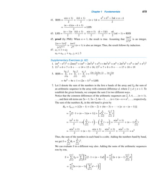 582 CHAPTER 13 Miscellaneous Nonlinear Diophantine Equations
A similar formula was discovered by the Greek philosopher Plato (ca. 427–347
B.C.):
(2m)2
+ (m2
− 1)2
= (m2
+ 1)2
where m is any integer. This formula also yields infinitely many Pythagorean triples.
Unfortunately, neither of these two formulas yields all Pythagorean triples, so
our task is to find them all, just as Euclid did in his Elements. To this end, we begin
with a definition.
Primitive Pythagorean Triples
A Pythagorean triple x-y-z is primitive if (x,y,z) = 1.
For example, the Pythagorean triples 3-4-5 and 120-119-169 are primitive,
whereas 6-8-10 and 60-45-75 are not.
In 1934, M. Willey of Mississippi and E. C. Kennedy of the University of Texas
developed a delightful scheme for constructing mechanically any number of primi-
tive Pythagorean triples, which manifest an intriguing pattern. The scheme appeared
as a solution to a problem proposed in 1933 by Kennedy. Table 13.1 shows the
scheme. Study the pattern, and add a few more lines to the pattern. See Exercises
5 and 6.
x y z
21 220 221
201 20200 20201
2001 2002000 2002001
20001 200020000 200020001
200001 2000020000 20000200001
Table 13.1
In our search for all Pythagorean triples, we first make an important observation.
Let x-y-z be an arbitrary Pythagorean triple, where (x,y,z) = d. Then x = du, y = dv,
and z = dw, where (u,v,w) = 1. Since u2 + v2 = w2, u-v-w is also a Pythagorean
triple. Thus, every Pythagorean triple is a multiple of a primitive Pythagorean triple.
In order to develop a formula that produces all primitive Pythagorean triples, we
need to develop a series of lemmas.
LEMMA 13.1 If x-y-z is a primitive Pythagorean triple, then (x,y) = (y,z) = (z,x) = 1.
PROOF
Let x-y-z be a primitive Pythagorean triple and (x,y) = d  1. Let p be a prime
factor of d. Then p|x and p|y. Since x2 + y2 = z2, this implies p|z2 and hence p|z.
 