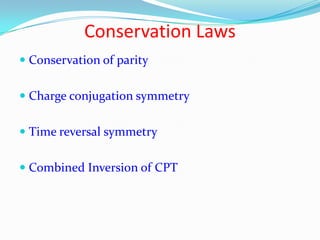 Neutrino possesses a “left-handed” helicity ; the antineutrino possesses a “right-handed” helicity.Neutrino’s emitted in Beta decay have a negative helicity. They are longitudinally polarized with their spin axes antiparallel to their direction of travel.    H = + 1 for ν- ; H = - for νBecause of its lack of charge and magnetic moment, a neutrino has essentially no interaction with matter, except that which leads to inverse beta decay. This interaction is extremely weak. (σ≈10- 20  barn)Matter is almost totally transparent to neutrinos.