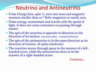 Neutron and Antineutron