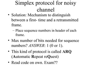 elementary protocols IN COMPUTER NETWORKS | PPT